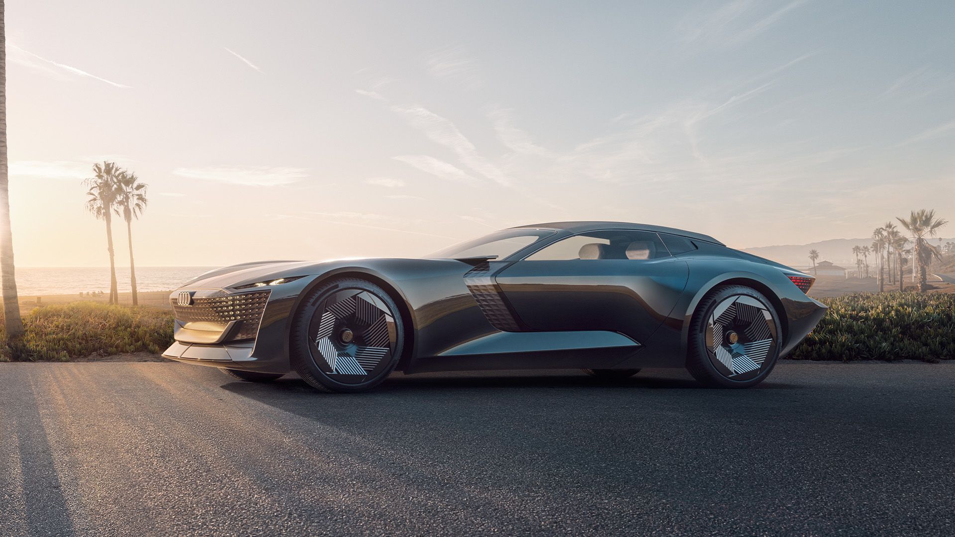 Silhouette of the Audi skysphere concept 